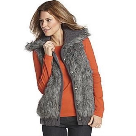 Nine WEST Vintage American Jeans Hunted Vest - Tan/Beige - LG - Picture 2 of 8